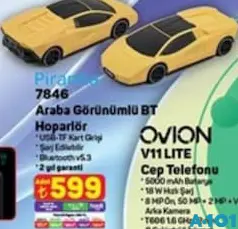 PİRANHA 7846 ARABA GÖRÜNÜMLÜ BT HOPARLÖR